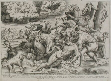 Nicolaus Beatrizet, ‘The Death of Meleager’, 1543