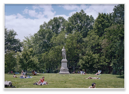 An-My Lê, ‘Alexander Hamilton Statue, Central Park, New York City, from Silent General’, 2020