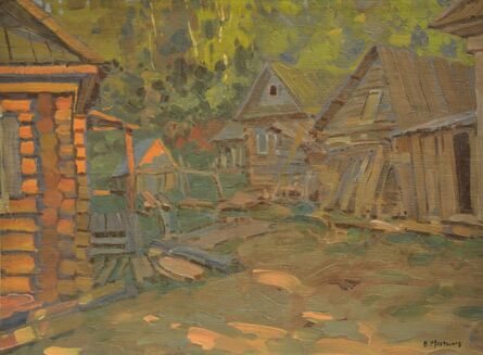Vasily Leontevich Martynov, ‘Morning in te village’, 1971