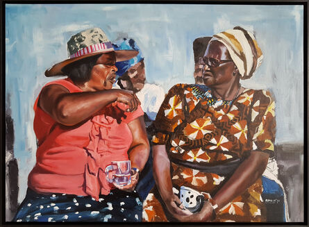 Banele Njadayi, ‘Ndinjenjenje Nguamama (My Mother Made Me – Framed)’, 2020