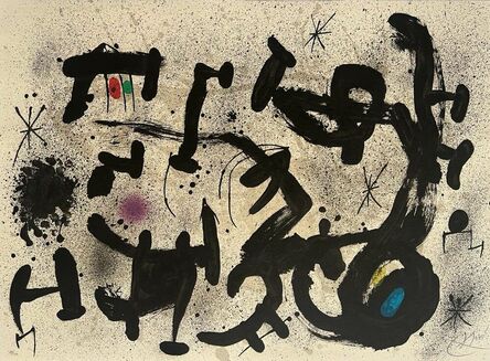Joan Miró, ‘Homenatge a Joan Prats ’, 1975