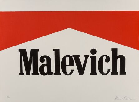 Alexander Kosolapov, ‘Caviar, Malevich, and Molotov (three works)’, 1989-1991