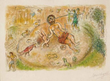 Marc Chagall, ‘Polyphemus (M.776, L'Odyssée)’, 1974