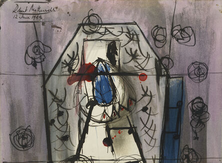 Robert Motherwell, ‘Blue Nosed Mexican’, 1944