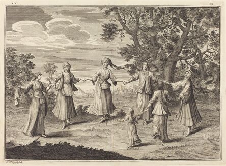 William Hogarth, ‘A Native Dance’, published 1723