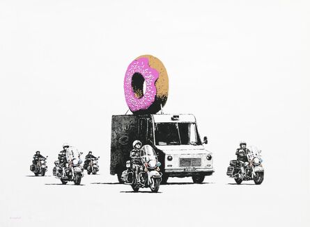 Banksy, ‘Strawberry Donuts’, 2009