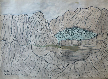 Joseph Yoakum, ‘Andes Mountains Peru So America’, ca. 1960s
