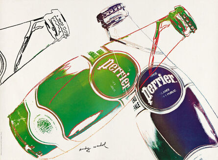 Andy Warhol, ‘Perrier- white’, 1983