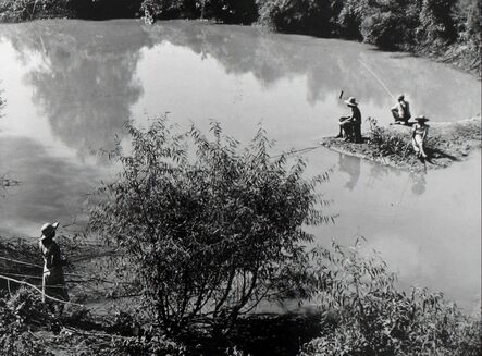 Marion Post Wolcott, ‘Fishing in creek near cotton plantations outside Belzoni. Mississippi Delta, Mississippi’, 1939