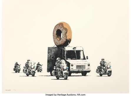 Banksy, ‘Donuts (Chocolate)’, 2009