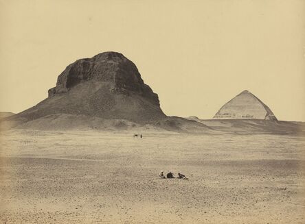Francis Frith, ‘The Pyramids of Dahshoor From the East’, 1857