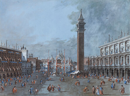 Giacomo Guardi, ‘View of the Piazza San Marco’, Late 18th Century