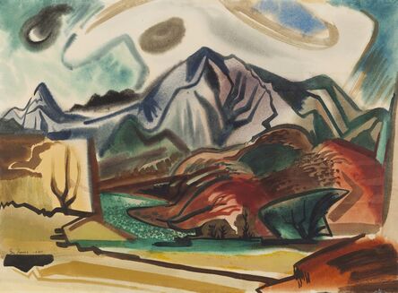 Ben Norris, ‘Hawaiian Landscape Composition II’, 1950