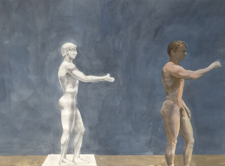 William Theophilus Brown, ‘Nude Figure and Sculpture’, 20th century
