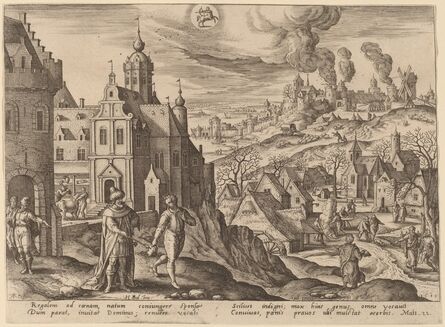 Adriaen Collaert, ‘"For many are called, but few are chosen" (Sagittarius)’, 1585