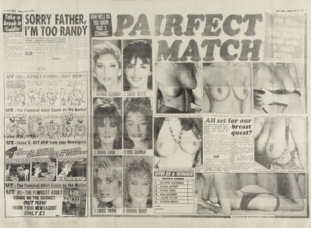 Sarah Lucas, ‘Pairfect Match’, 1992