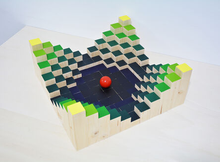 Miguel Angel Cardenal, ‘Pixel construction game’, 2020