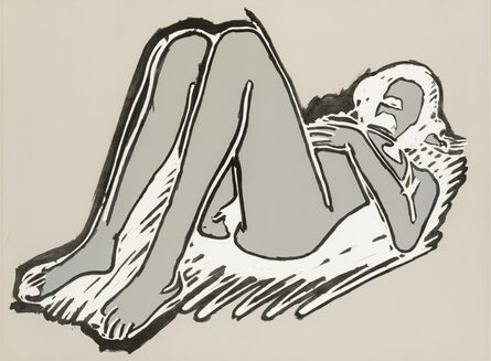 Tom Wesselmann, ‘Monica, reclining on her back, knees up ’, 1991