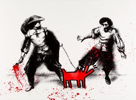 Mr. Brainwash, ‘Watch Out! (Red)’, 2019