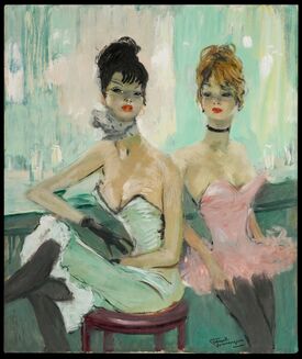 Jean Gabriel Domergue, ‘Le Bar du Cancan’, 20th Century