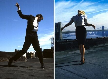 Robert Longo, ‘ Set of 2 works: Untitled (Eric, from Men in the Cities series) and Untitled (Cindy, from Men in the Cities series)’, 1981-2014