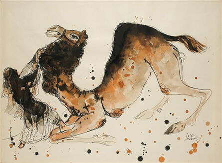 Reuven Rubin, ‘Arab Camel Trainer ’, ca. 20'