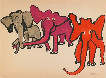 Alexander Calder, ‘Elephants from Our Unfinished Revolution’, 1976