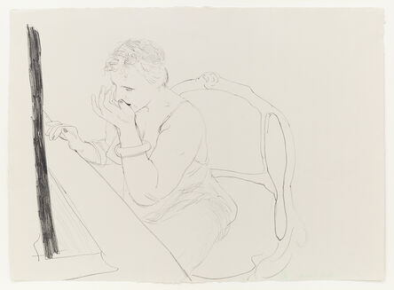 David Hockney, ‘Celia - Adjusting her Eyelash’, 1979