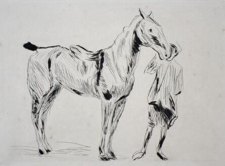 Max Liebermann, ‘Riding Horse | Reitpferd’, 1912