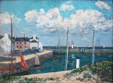 Maxime Maufra, ‘Le port Haliguen presqu'île de Quiberon’, 1909