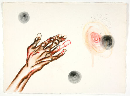 Mithu Sen, ‘On your hand - I place my hand - barely. In our hands - nothing. d’, 2009