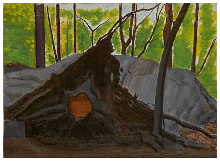Joseph Stella, ‘Tree, Trunk, and Roots, Bronx, New York’, ca. 1924
