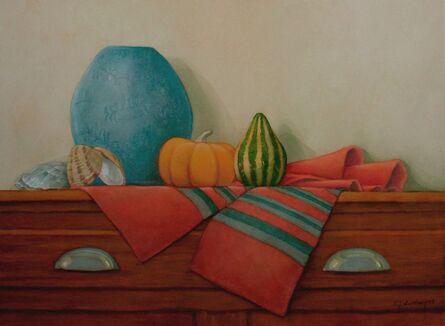 Lauren Sweeney, ‘Gourds with Blue Vase’, 2011