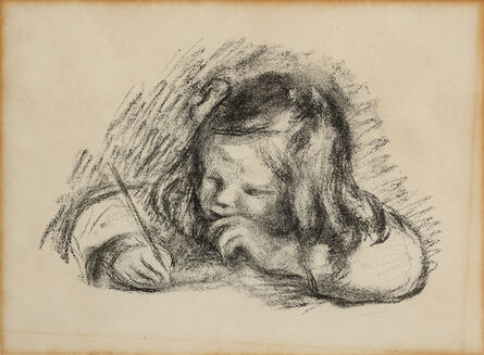 Pierre-Auguste Renoir, ‘Le petit garcon au porte-plume (Claude Renoir ecrivant)’