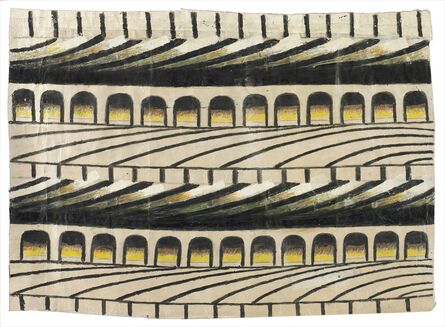 Martín Ramírez, ‘Untitled (Arches)’, ca. 1960