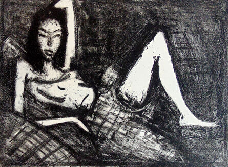 Otto Mueller, ‘Girl on the Sofa’, 1921/22