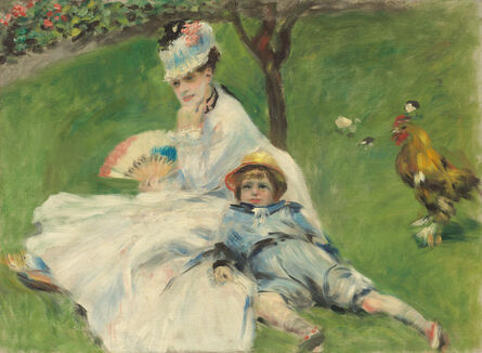 Pierre-Auguste Renoir, ‘Madame Monet and Her Son’, 1874
