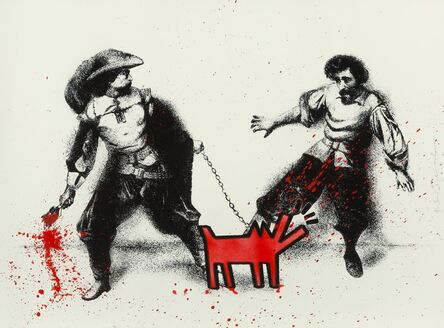 Mr. Brainwash, ‘Watch Out (Red)’, 2019