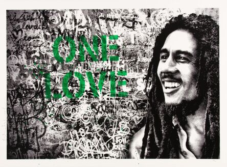 Mr. Brainwash, ‘Happy Birthday Bob Marley - One Love (Green)’, 2019