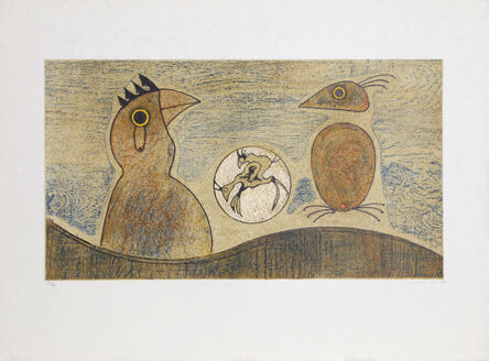 Max Ernst, ‘Oiseaux Souterrains’, 1975
