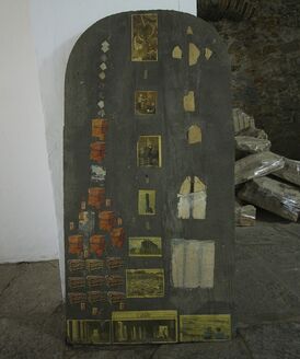 Matheus Rocha Pitta, ‘Estela #01 (pilhas) / (batteries)’, 2012