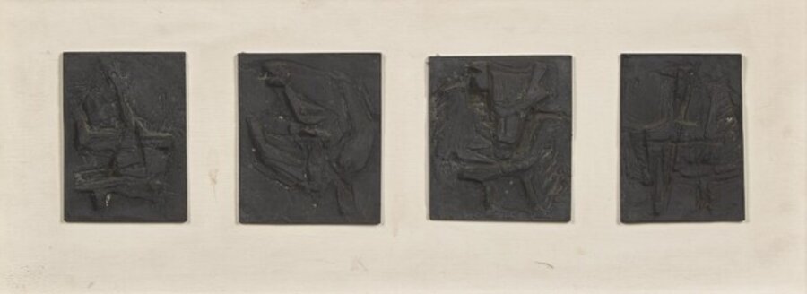 Four Small Reliefs on Cock Theme