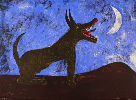 Rufino Tamayo, ‘Perro de Luna’, 1973
