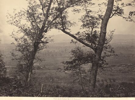 George N. Barnard, ‘Orchard Knob from Mission Ridge’, 1864-1866