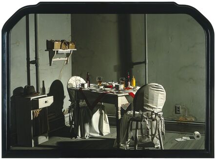 Donald Roller Wilson, ‘Mrs. Jenkins' Late Night Dinner in Her Room, Alone (While, Out in the Hall Leading to Her Room, Her Small Friends were Sleeping)’, 1984