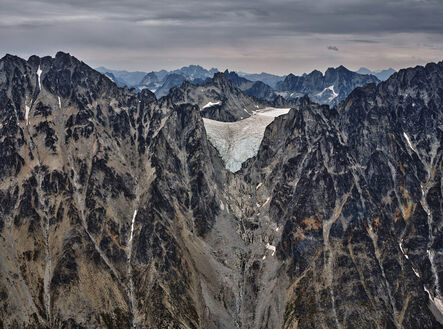 Edward Burtynsky, ‘Coast Mountains #15, Receding Glacier, British Columbia, Canada’, 2023