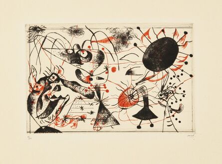 Joan Miró, ‘Série noire et rouge (Black and Red Series)’, 1938