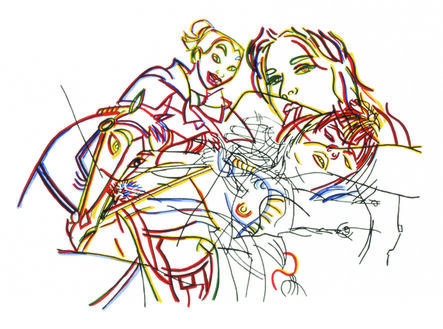Ghada Amer, ‘Sleeping Beauty Without Castles’, 2002
