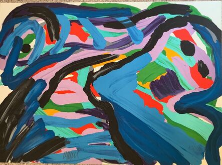 Karel Appel, ‘Floating in a Landscape’, 1979-1980