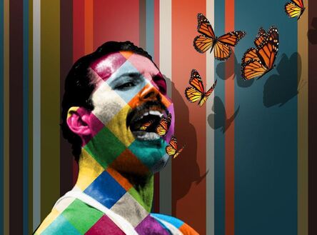 Eduardo Kobra, ‘Freddie Mercury’, 2022